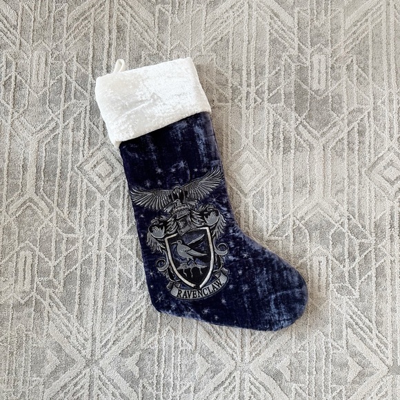 Pottery Barn Other - Pottery Barn | Ravenclaw Blue, Silver Christmas Holiday Stocking